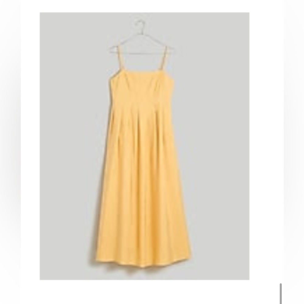 Madewell pleated midi dress size 6